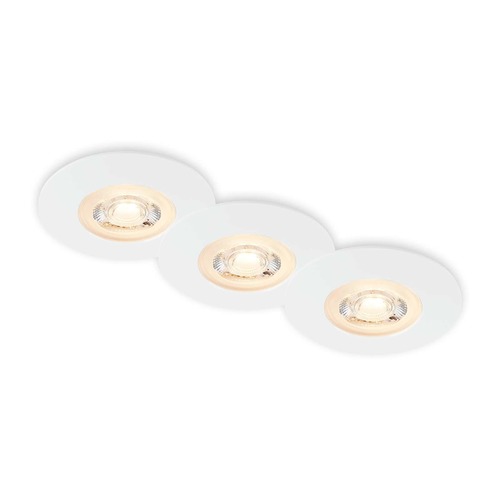 Kruhová - BRI 7044-036 LED vestavná svítidla, pr.9 cm, 3x LED, 5 W, 480 lm, bílé - BRILONER - foto 1