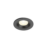 Kruhová - LA 1009310 NUMINOS® XS Stropní vestavné svítidlo, 4000 K, 40°, IP20, kulaté, černé - BIG WHITE (SLV)