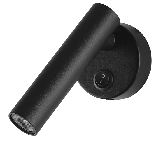 LED nástěnná svítidla Optonica - LED světlo kabinetu 2W s přepínačem ON / OFF Black - foto 1