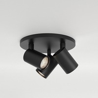 Bodová - AST 1286082 Bodové svítidlo Ascoli Triple Round 3x50W GU10 černá - ASTRO Lighting