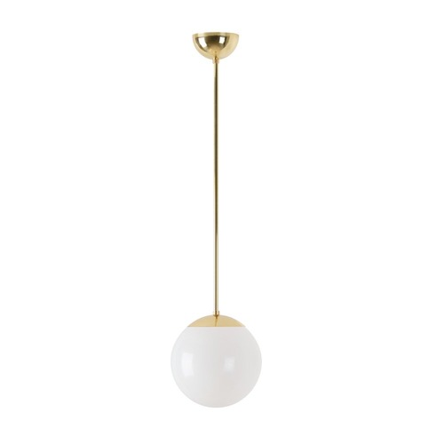 Koule - OS ISI72844 ISIS P1 PM závěsné plastové svítidlo mosaz / bílá IP40 4000 K 8W LED - OSMONT - foto 1