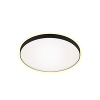 Kruhová - BRI 3443-215 LED stropní svítidlo, pr. 35,5 cm, 18 W, černá-bílá - BRILONER