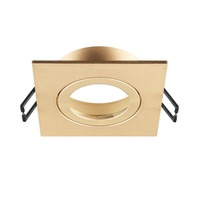 Hranatá - LA 1007331 NEW TRIA® 68 kroužek pro vestavbu do stropu, D: 8,2 Š: 8,2 H: 2,6 cm, IP 20, růžové zlato - BIG WHITE (SLV)