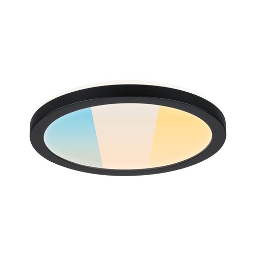 Kruhová - P 71271 LED Panel Atria Shine IP44 kruhové 190mm 7,6W 3000 - 6500K černá - PAULMANN - foto 1