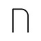 Dekorativní - AR 1201N00A Alphabet of Light - velké písmeno N - ARTEMIDE