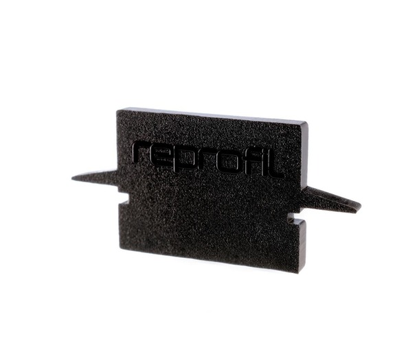 Krytky pro Al profily - IMPR 979042 Koncovka H-ET-01-10 černá 25 mm 2 ks - LIGHT IMPRESSIONS - foto 1