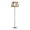 Stojací lampy - LD 15723-79 CRATE Stojací svítidlo ze dřeva a černého lakovaného železa v rustikálním vintage stylu - LEUCHTEN DIREKT / JUST LIGHT