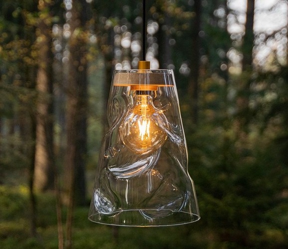 Dekorativní - YD EL-N-E27/CCS Závěsné svítidlo Element Easy Natural světlý dub / černá patice E27 230V IP20 - YOURDESIGN - foto 1