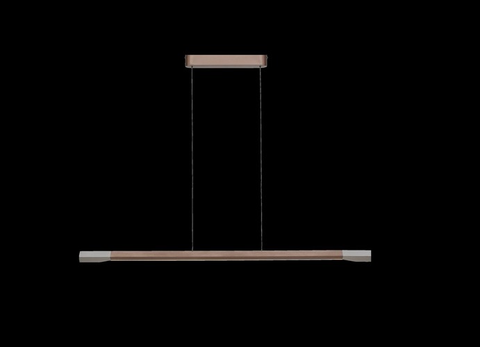 Podélná - PN 2732-36 Svítidlo závěsné HOOP coffee LED 24W 3000K - PAUL NEUHAUS - foto 1