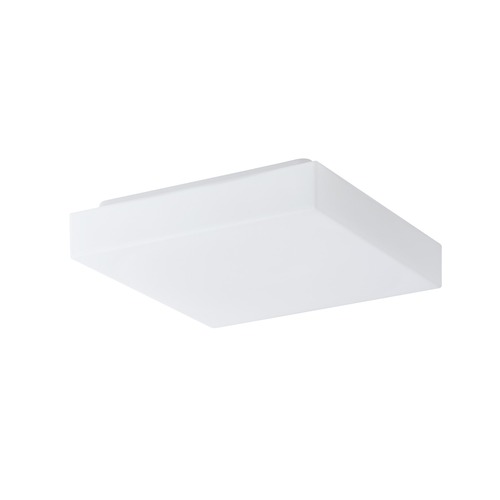 Hranatá - OS LIB59105 LIBRA 1 stropní/nástěnné skleněné svítidlo bílá IP44 3000 K 16W LED - OSMONT - foto 1