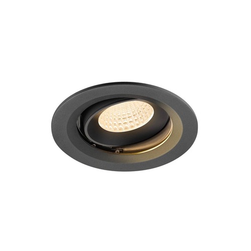 Kruhová - LA 1009655 NUMINOS® MOVE M Stropní vestavné svítidlo, 2700 K, 55°, IP20, kulaté, černé - BIG WHITE (SLV) - foto 1
