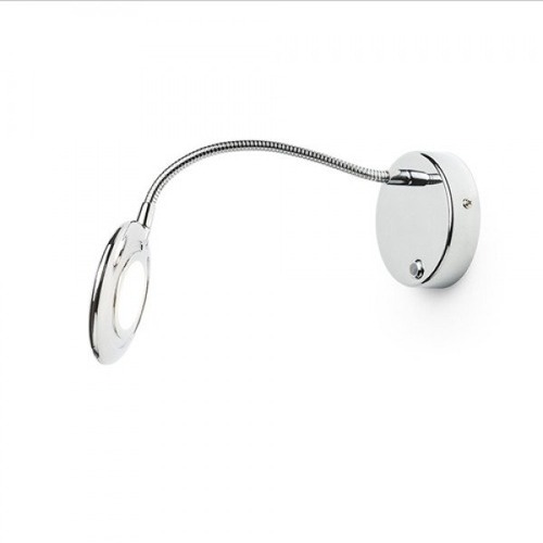 S ramenem - RED R12943 FLAP nástěnná chrom 230V LED 4.2W 120° 3000K - RED - DESIGN RENDL - foto 1