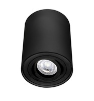 Downlight - CEN ESRNOR96-GU10 ESSENZA nastavitelné přisazené svítidlo GU10 černá - CENTURY