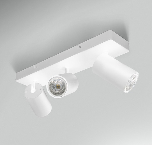 Bodová - CEN ENSB-3GU10 ENFASI přisazené svítidlo pro 3XGU10 BÍLÉ - CENTURY - foto 1