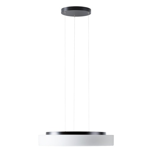Kruhová - OS ELS72496 ELSA LE16 závěsné skleněné svítidlo černá / bílá IP40 3000 K 35W LED - OSMONT - foto 1