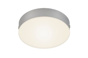 Kruhová - BRI 7064-014 LED stropní svítidlo, pr. 15,7 cm, 11 W, stříbrná - BRILONER