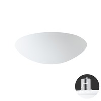 Koupelnová - OS AUR68113 AURA V11 stropní/nástěnné skleněné polovestavné svítidlo bílá IP44 3000 K 24W LED - OSMONT