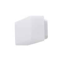 Hranatá - OS JEN59735 JENA 1 stropní/nástěnné skleněné svítidlo bílá IP43 4000 K 7W LED - OSMONT