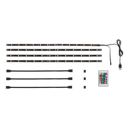 Dekorační - BRILO 2353-024 USB LED pásek 50 cm černá - BRILO - foto 1