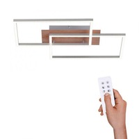 Hranatá - LD 14018-78 IVEN LED stropní svítidlo IVEN 2x LED 15W 2700-5000K 1700lm dálkové ovládání - LEUCHTEN DIREKT / JUST LIGHT