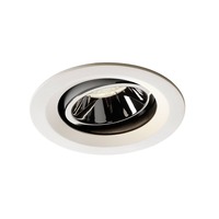 Kruhová - LA 1003621 NUMINOS® MOVE DL M vnitřní LED zápustné stropní svítidlo bílá/chrom 4000 K 55° otočné a výkyvné - BIG WHITE (SLV)