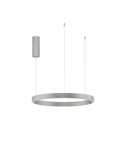 Kruhová - NV 9345662 Závěsné svítidlo ELOWEN broušený šampaň stříbrný hliník a silikon LED 60W 3000K stmívatelné - NOVA LUCE - foto 1
