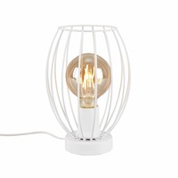 Stolní lampy dekorační - BRILO 7026-016 Stolní lampa, 25,6 cm, max. 25 W, bílé - BRILO