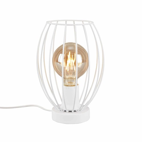 Stolní lampy dekorační - BRILO 7026016 Stolní lampa, 25,6 cm, max. 25 W, bílé (starý kód: BRILO 7026-016) - BRILO - foto 1