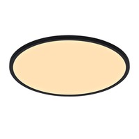 Kruhová - NOR 50066103 Stropní svítidlo Oja 60 IP20 2700K 3-Step Dim 38W LED černá - NORDLUX