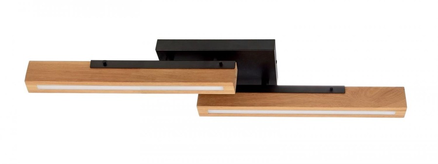 Hranatá - IMPR 348147 Deko-Light stropní přisazené svítidlo MADERA 100-240V AC/50-60Hz 15,00 W 3000 K 1120 lm 810 černá - LIGHT IMPRESSIONS - foto 1