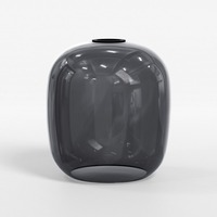 Stínidla, kryty, clony - AST 5041001 Stínidlo pro závěsné svítidlo Curve Glass Smoke - ASTRO Lighting