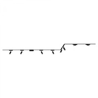 Lištové Briloner 48V - BRILO 8038085 BRILONER Luxtrail lištový systém, 6x spot, 2x track svítidlo, do U/Z, černá 8038085