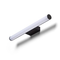 K zrcadlu - RED R13888 CASSAMBA 60 nástěnná černá mléčný akryl 230V LED 12W IP44 3000K 4000K - RED - DESIGN RENDL
