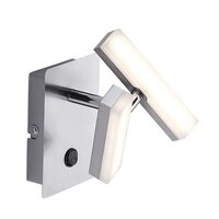 Bodová - LD 11276-55 RICO LED nástěnné svítidlo, nastavitelné, design, ocel 3000K - LEUCHTEN DIREKT / JUST LIGHT