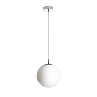Kónická - RED R13746 LUNA 25 závěsná opálové sklo/chrom 230V LED E27 15W - RED - DESIGN RENDL