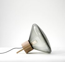 Stolní lampy dekorační - BRO PC00852-BIANCO Svítidlo stolní přenosné MUFFINS D530 H526 - BROKIS A