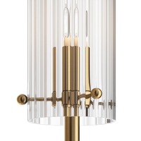Dekorativní - M MOD223WL-02BS1 Nástěnné svítidlo Arco 2x40W čiré sklo mosaz kov designové - MAYTONI