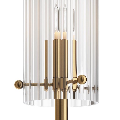 Dekorativní - M MOD223WL-02BS1 Nástěnné svítidlo Arco 2x40W čiré sklo mosaz kov designové - MAYTONI - foto 1