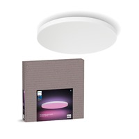 Kruhová - PH 8720169277557 Hue WACA Datura XL stropní svítidlo LED 67W 5390lm 2000-6500K RGB 57,4cm kulaté IP20, bílé - PHILIPS
