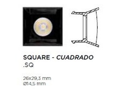 Lištové MODULIGHT - BPM 11525.01.SQ.WH-WH.20.ST.9.30 Modul LENSES MODULIGHT 2W SQUARE 20º bílý 3000K - BPM (starý kód: BPM 11525.01.SQ.W.B20.3K)