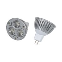 Barevné žárovky a jiné zdroje - Barevná LED žárovka MR16 3x1W60