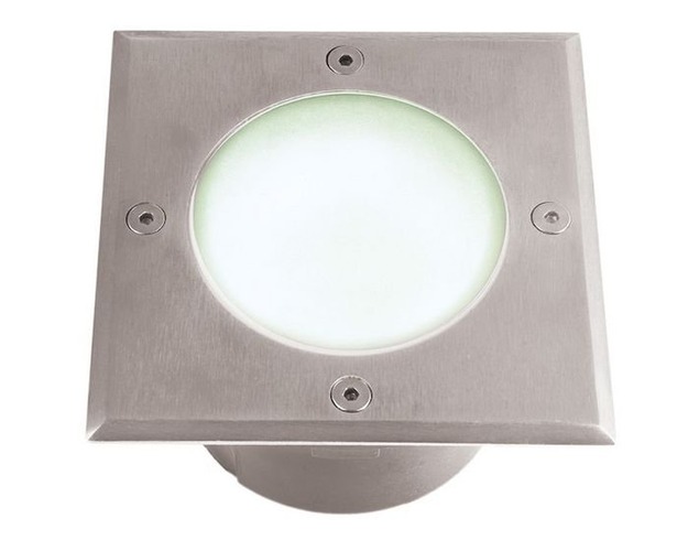 Zapuštěná - PANIT EST356 Venkovní svítidlo OBLO MICRO ocel čtvercová 230V GX53 7W IP67 - PAN INTERN. - foto 1