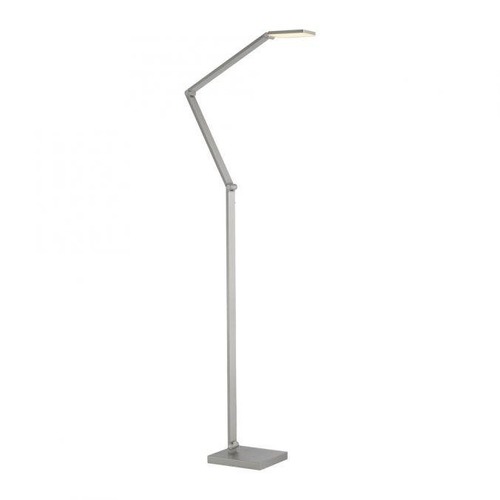 Stojací lampy - PN 304-55 LED stojací svítidlo SAMSKY, stříbrná, stmívatelné, nastavitelná výška, CCT nastavení teploty barvy, 2700-5000K - PAUL NEUHAUS - foto 1