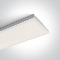 Hranatá - ONE 62140RE/W/W Svítidlo přisazené WHITE LED 30x120 40W WW IP40 230V - ONE LIGHT