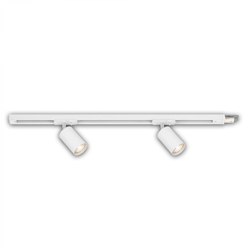 Lištové Briloner 230V - BRILO 8001026 Prodlužovací sada lištový systém 230V – 1x lišta 0,75 cm, 2 spoty GU10, bílé - BRILO - foto 1