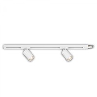 Lištové Briloner 230V - BRILO 8001026 BRILONER Prodlužovací sada lištový systém 230V – 1x lišta 0,75 cm, 2 spoty GU10, bílé 8001026