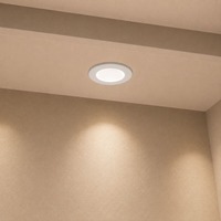 Kruhová - BRI 7049-016 LED vestavné svítidlo, pr. 11,5 cm, LED modul, 6W, 600 lm, bílé - BRILONER