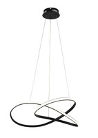 LED přívěšek - Závěsná LED lampa 30W Sand Black