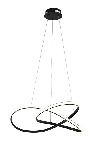 LED přívěšek - Závěsná LED lampa 30W Sand Black - foto 1