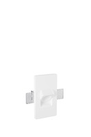 Zapuštěná - FAN INC-ESTRO-Q1 Vestavné svítidlo do zdi Estro (čtvercové, sádra) 1 x mini GU10, 160 x 90 x 67 mm - FANEUROPE